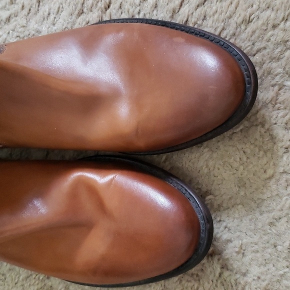 Banana Republic brown genuine leather chukka boots, pull on, men's size 7.5 - Picture 6 of 10